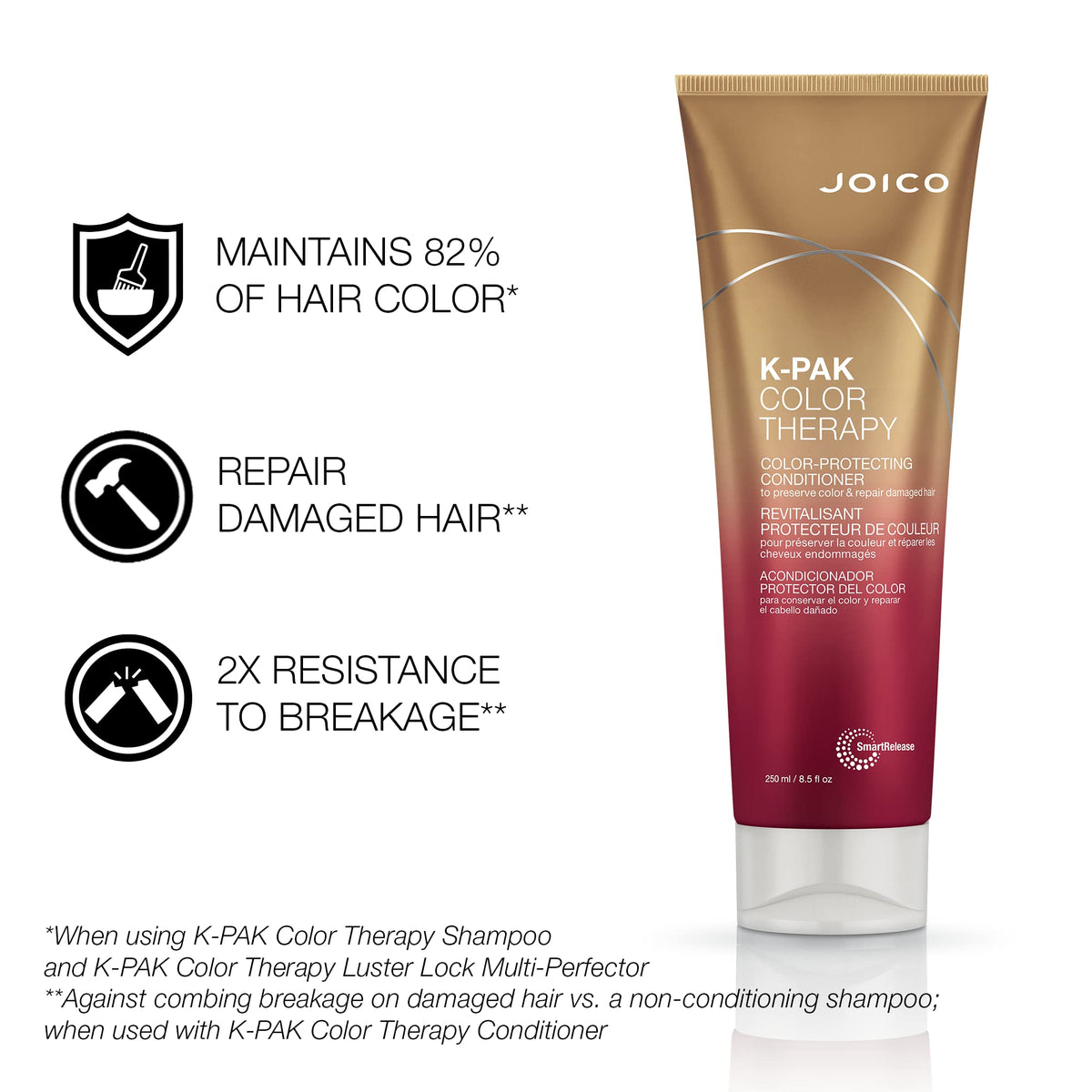 Joico K-pak Color Therapy Shampoo lathering on hair