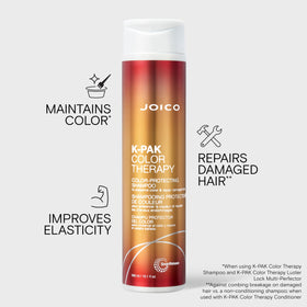 Joico K-PAK Color Therapy Shampoo side view showing bottle design