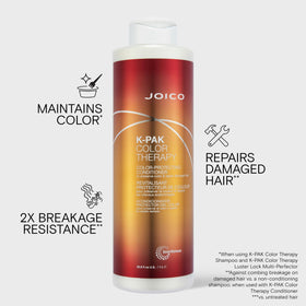 Joico K-PAK Conditioner side view showing pump