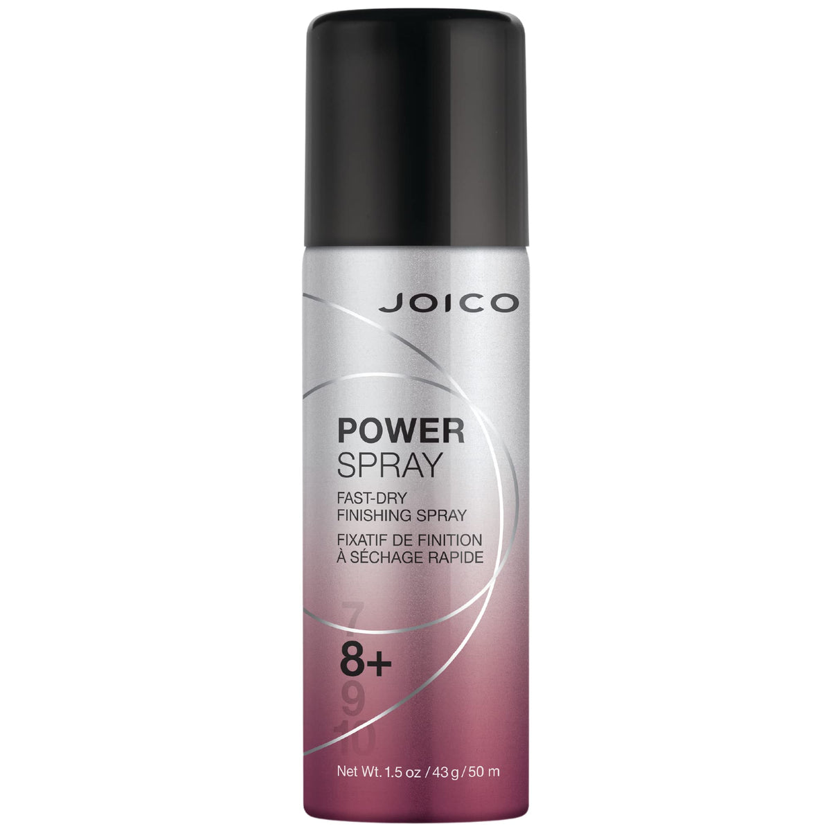 Joico Power Spray Fast-Dry Finishing Spray front view, 1.5 Fl Oz