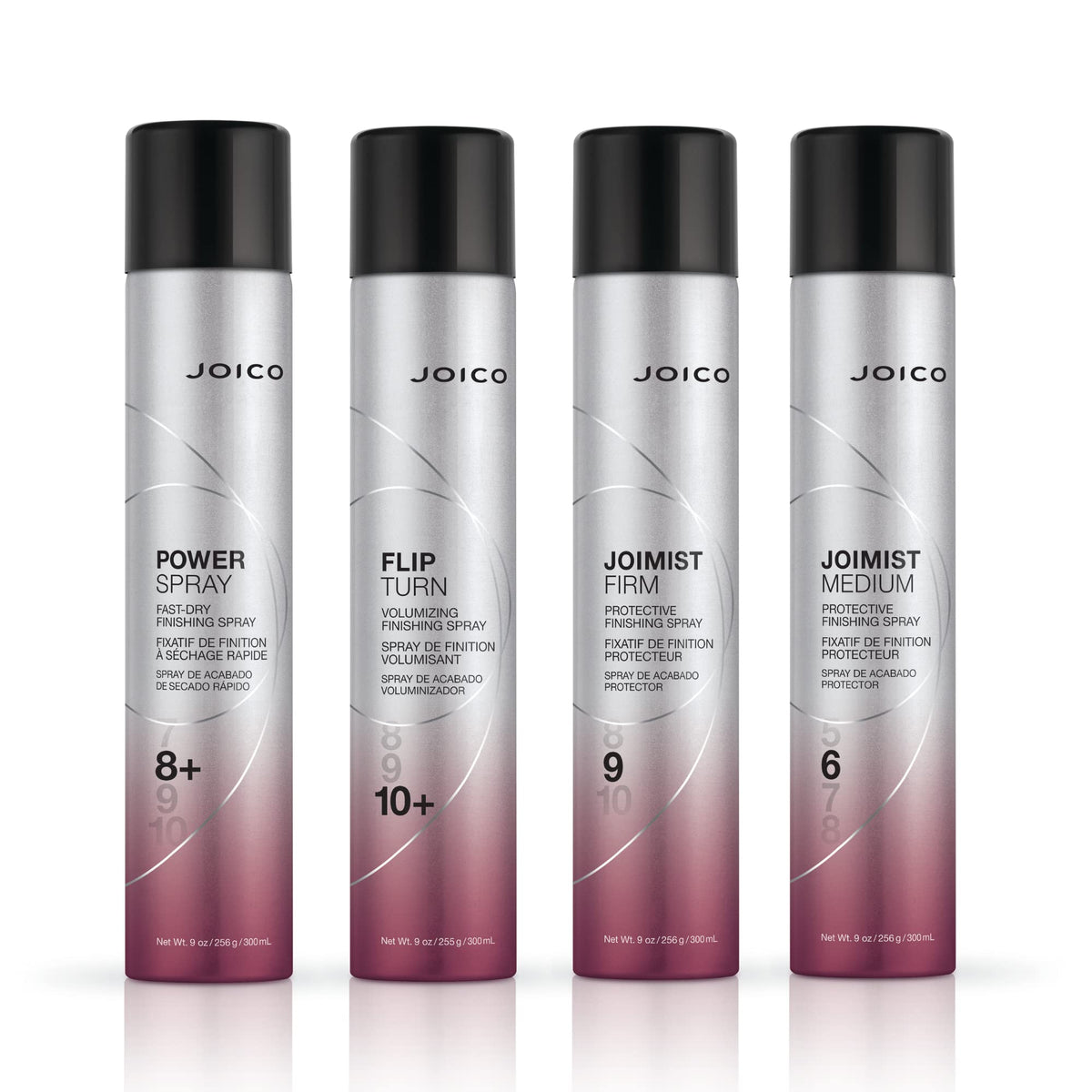 Joico Power Spray Fast-Dry Finishing Spray in a lifestyle setting