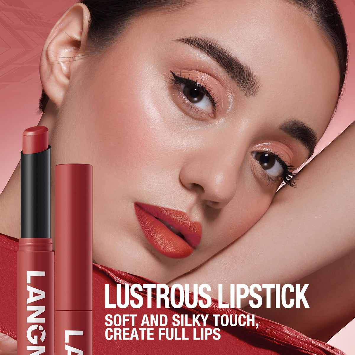 Jolilab Velvet Matte Lipstick in rich red shade