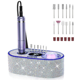 JOSGLOI Nail Drill E-File front view with intelligent display