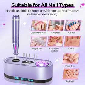 JOSGLOI Nail Drill in use during manicure