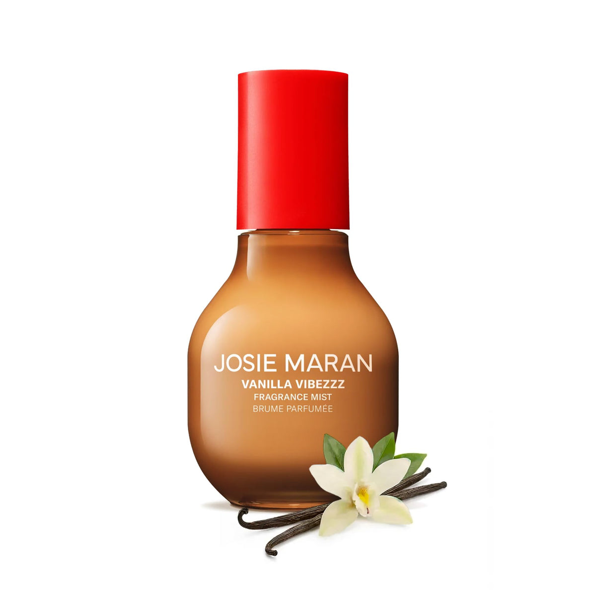 Josie Maran Vanilla Vibezzz Hair & Body Fragrance Mist front view