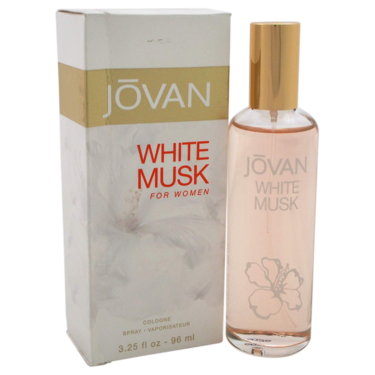 Jovan White Musk Cologne Spray for Women, 3.25 oz front view
