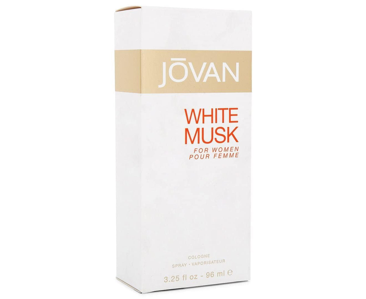 Jovan White Musk Cologne Spray for Women, 3.25 oz packaging