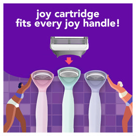 JOY razor cartridge in pink colour