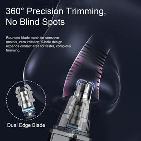 Joy RuDa Nose Hair Trimmer in travel case