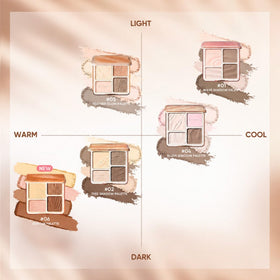 JUDYDOLL Contour Palette displayed on vanity