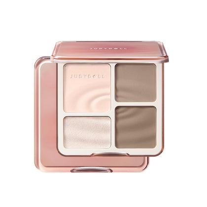 JUDYDOLL Contour Palette front view with four shades