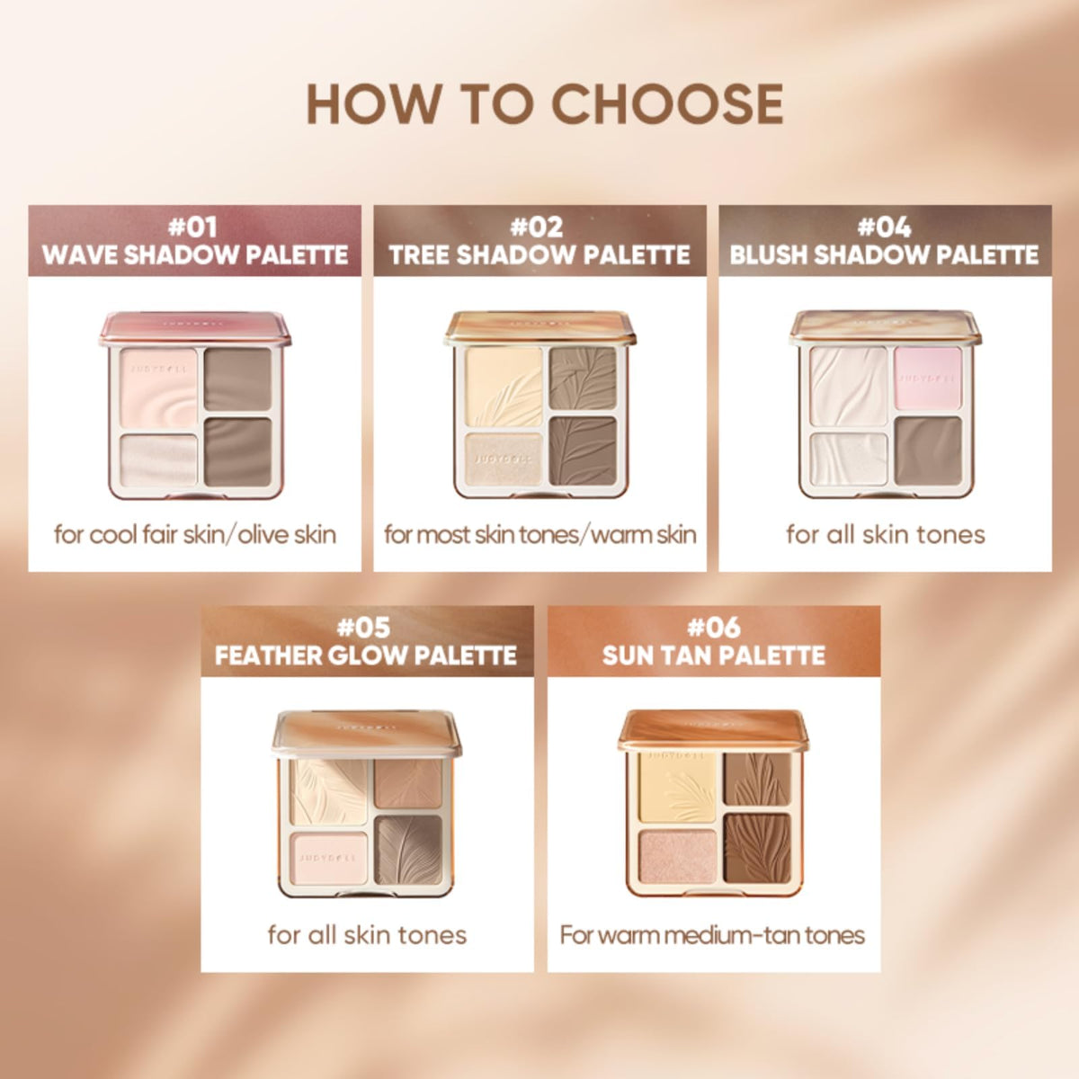 JUDYDOLL Contour Palette lifestyle scene with makeup tools