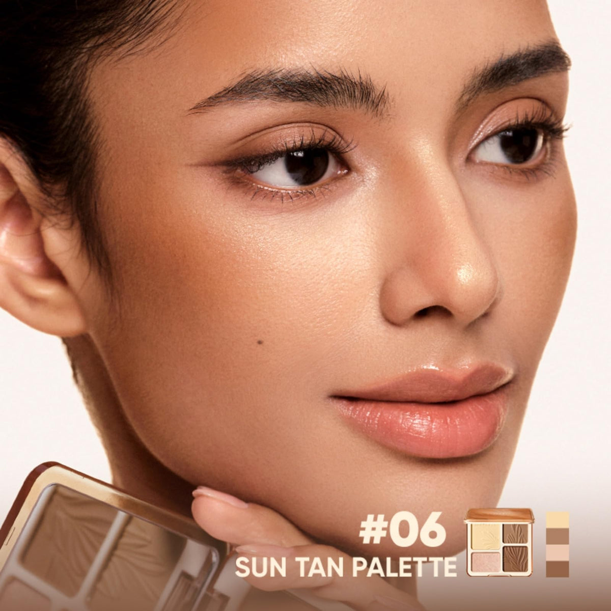 JUDYDOLL Contour Palette open showing highlighters and bronzers