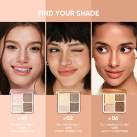 JUDYDOLL Contour Palette with applicator brush