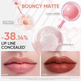 JUDYDOLL Cushion Matte Lip Cream Coco Mocha applicator close-up