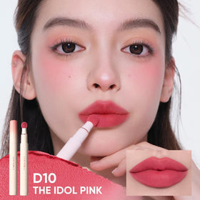 JUDYDOLL Cushion Matte Lip Cream D10 The Idol Pink packaging