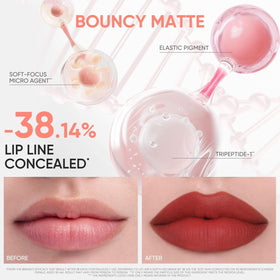 JUDYDOLL Cushion Matte Lip Cream D10 The Idol Pink swatch