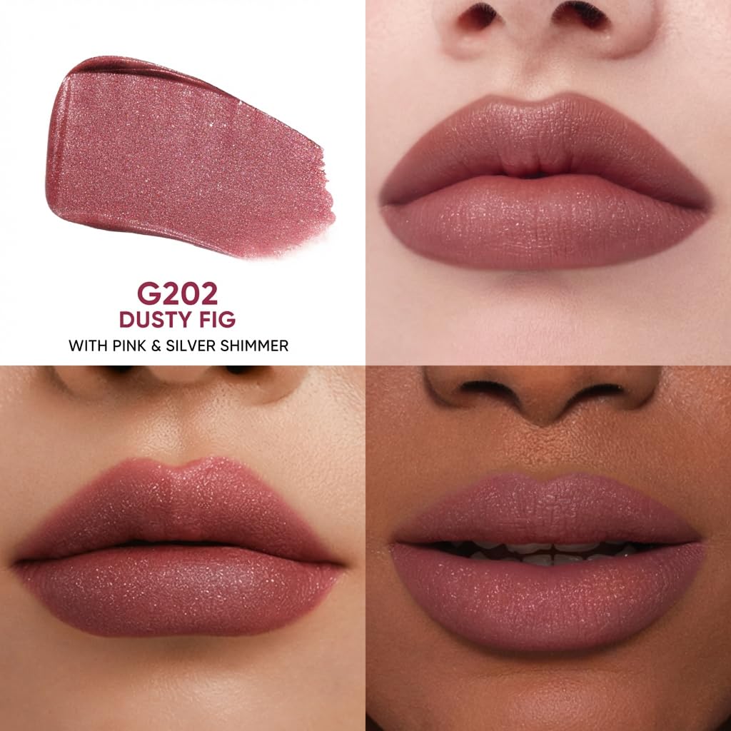 JUDYDOLL Cushion Matte Lip Cream Dusty Fig swatch on skin