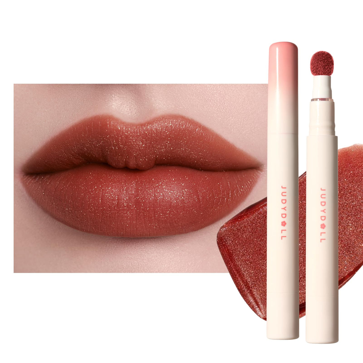 JUDYDOLL Cushion Matte Lip Cream G201 Maple Amber front view