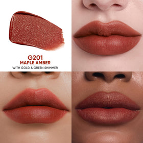 JUDYDOLL Cushion Matte Lip Cream G201 Maple Amber tube close-up
