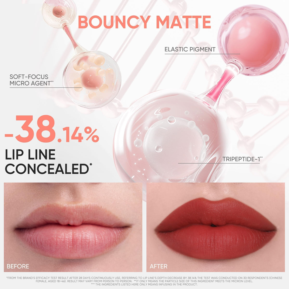 JUDYDOLL Cushion Matte Lip Cream N05 Petal Dream texture close-up