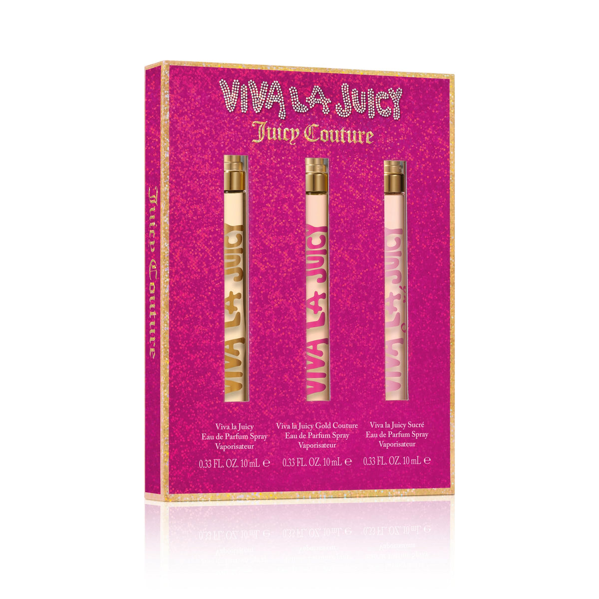 Juicy Couture Viva La Juicy Eau de Parfum 3-Piece Travel Spray Set front view