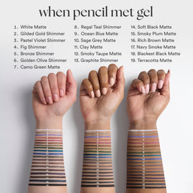 Julep All-Day Eyeliner in use on model's eyes