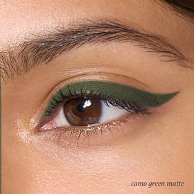 Julep eyeliner in use for a bold eye look