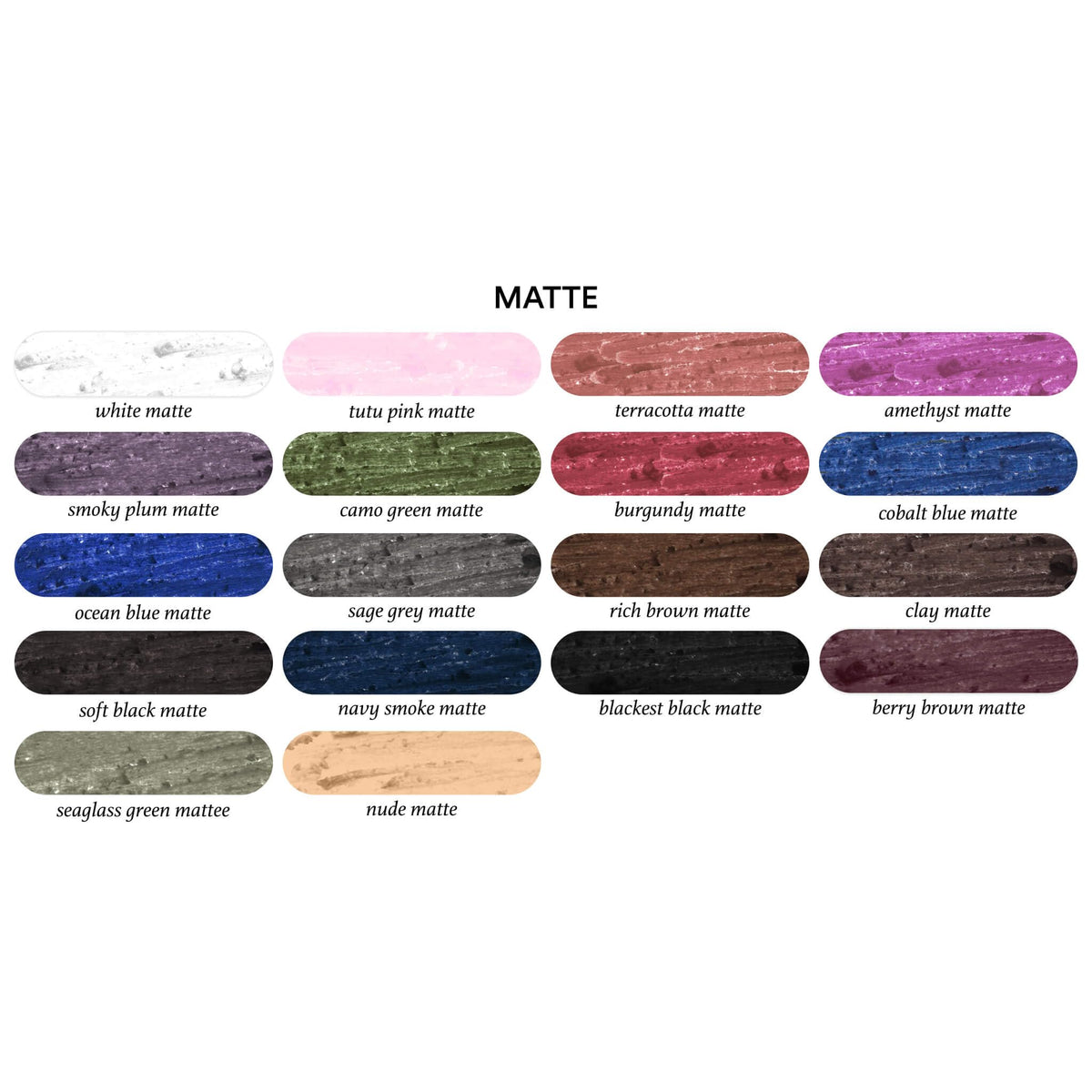 Julep eyeliner on a makeup vanity with other beauty products