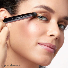 Julep Eyeshadow 101 Crème-to-Powder Stick Copper Shimmer in makeup setup