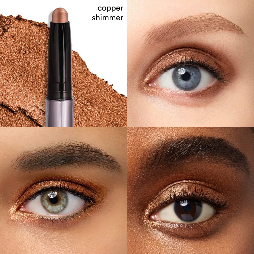 Julep Eyeshadow 101 Crème-to-Powder Stick Copper Shimmer with built-in smudger