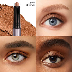 Julep Eyeshadow 101 Crème-to-Powder Stick Copper Shimmer with built-in smudger