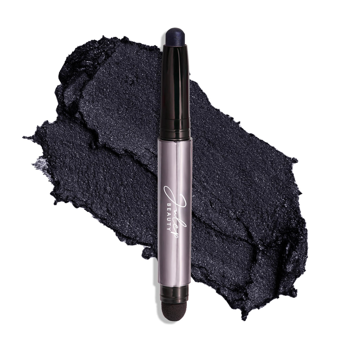 Julep Eyeshadow 101 Crème-to-Powder Stick Midnight Blue Shimmer front view