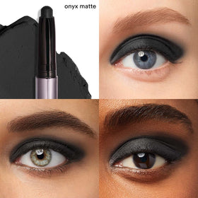 Julep Eyeshadow 101 Crème-to-Powder Stick, Onyx Matte with built-in smudger