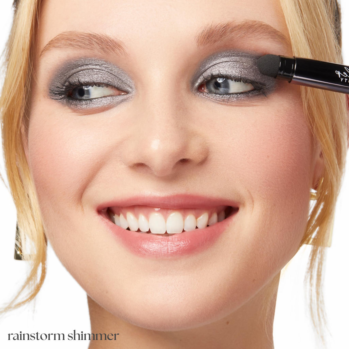 Julep Eyeshadow 101 Crème-to-Powder Stick Rainstorm Shimmer with built-in smudger