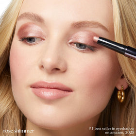Julep Eyeshadow 101 Crème-to-Powder Stick Rose Shimmer in makeup setup