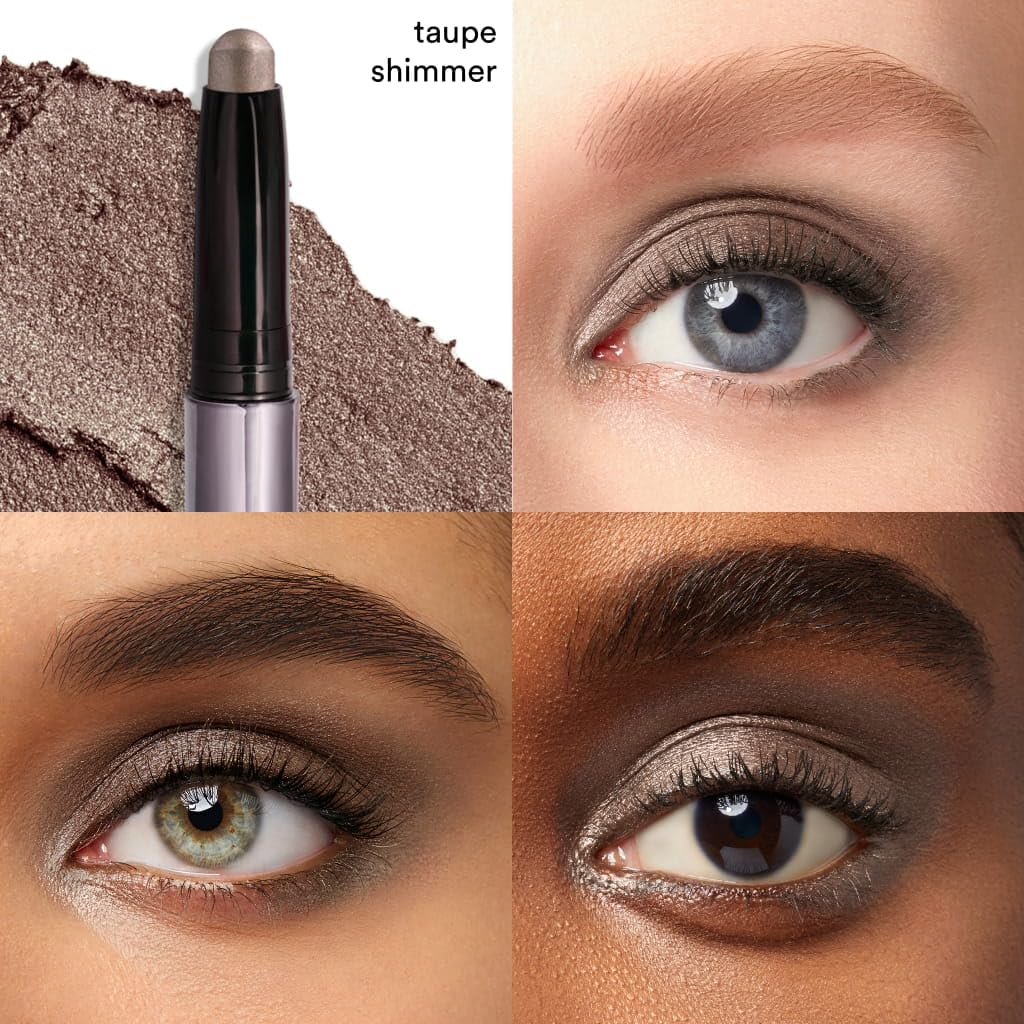 Julep Eyeshadow 101 Crème-to-Powder Stick Taupe Shimmer with built-in smudger