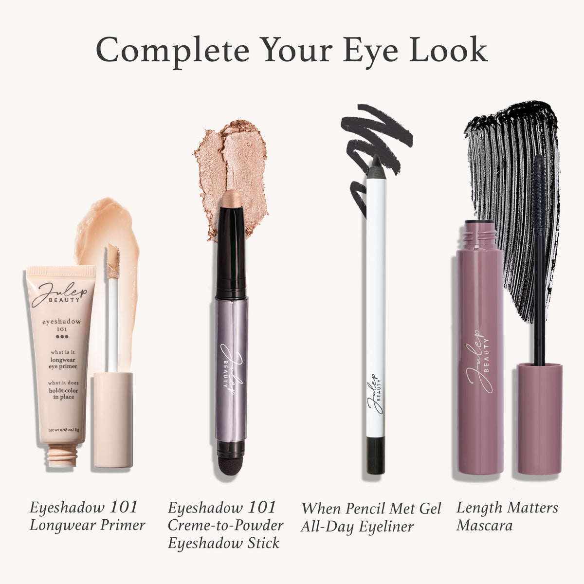 Julep Eyeshadow 101 Duo in makeup setup