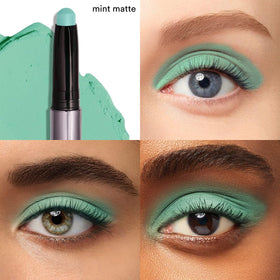 Julep Eyeshadow 101 Stick Mint Matte with built-in smudger tip