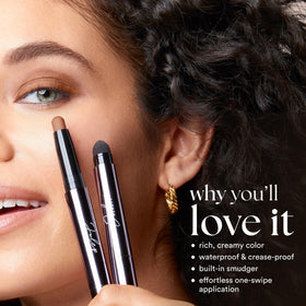 Julep Eyeshadow Stick Cantaloupe Matte with built-in smudger tip