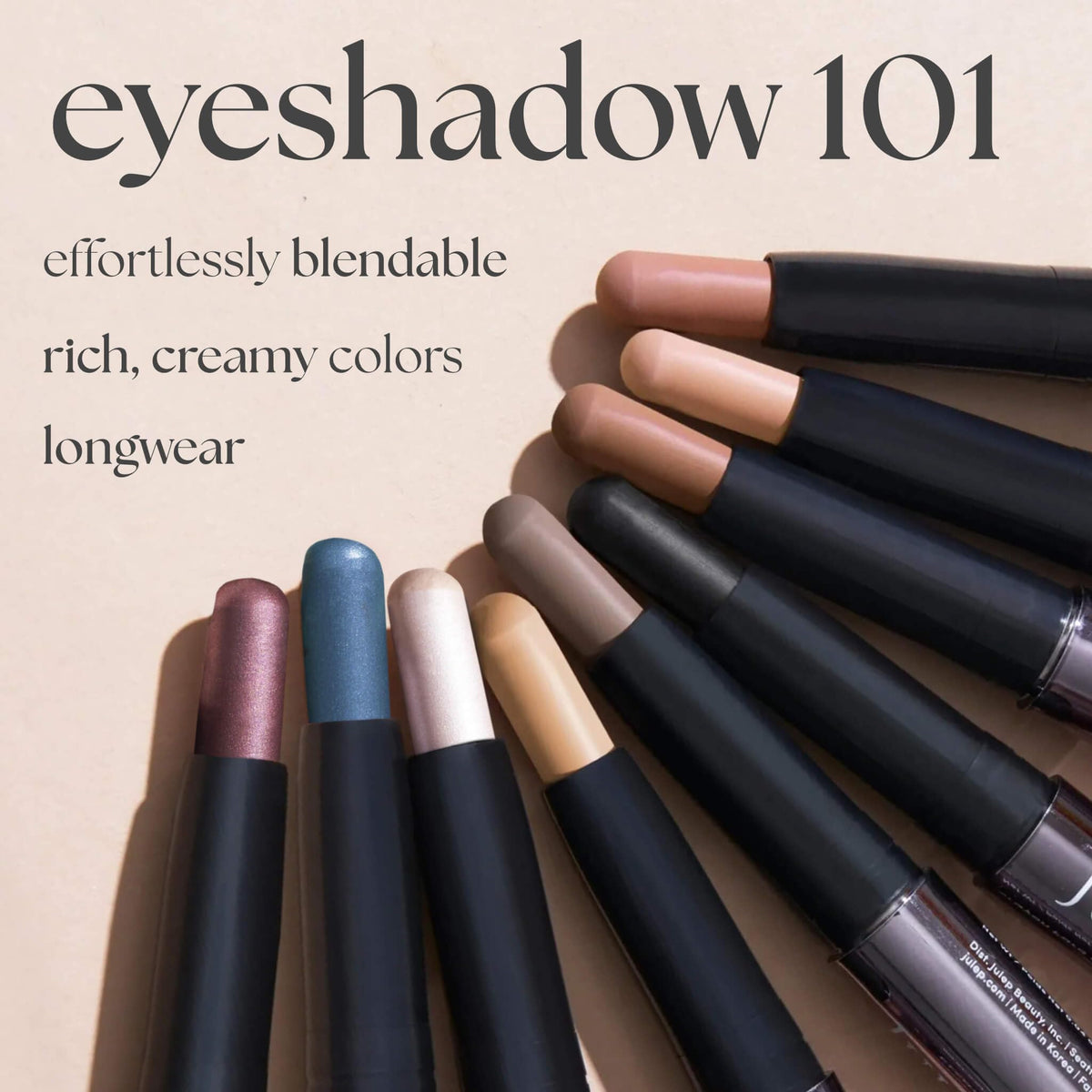 Julep Eyeshadow Stick with built-in smudger feature