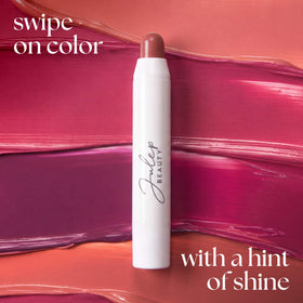 Julep It’s Balm Cinnamon Raisin with makeup brushes