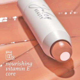 Julep It’s Balm Moisturizing Lip Color Almond Nude applied on lips