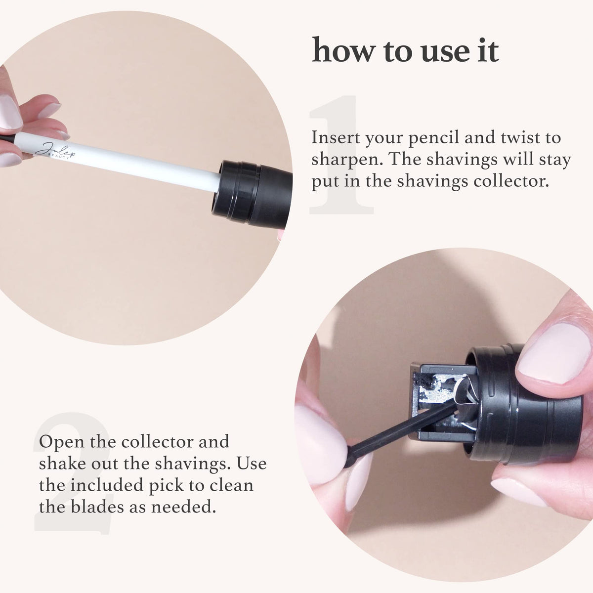 Julep Navy Smoke Matte Eyeliner with makeup brush