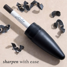 Julep sharpener showing carbon steel blades