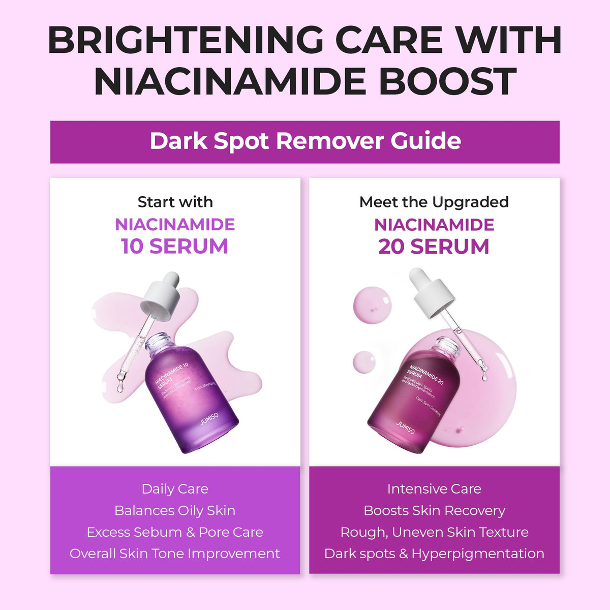 JUMISO 10% Niacinamide Dark Spot Serum lifestyle scene