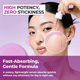 JUMISO 10% Niacinamide Dark Spot Serum texture on hand