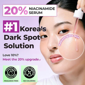 JUMISO serum bottle with cap off showing texture