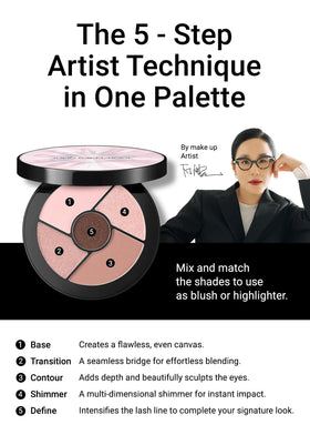 JUNG SAEM MOOL Artist Eye Palette Core lifestyle scene on vanity