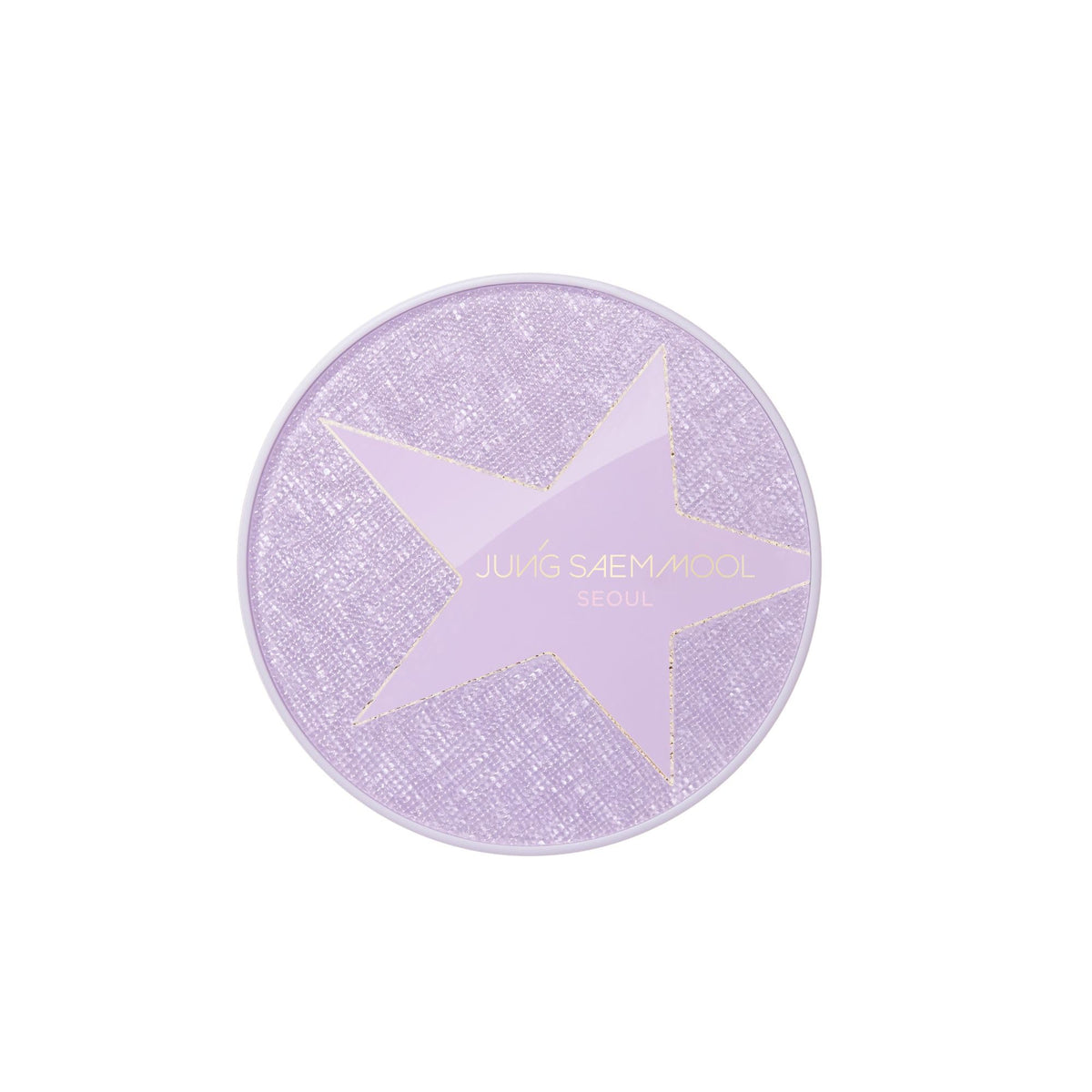 JUNG SAEM MOOL Essential Skin Nuder Cushion Case front view with holiday design